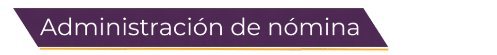 administración de nómina